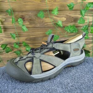 KEEN‎ Men's Newport Fisherman Gray Leather Size 10 Medium Used 2025